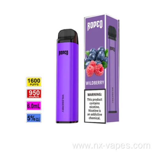 Disposable vape 1600 Puffs Rodeo